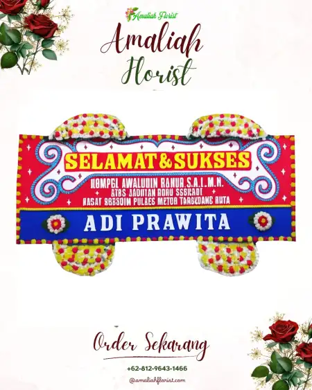 Papan Bunga Ucapan Selamat Kunjorowesi